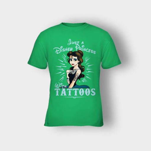 Im-Princess-With-Tattos-Disney-Beauty-And-The-Beast-Kids-T-Shirt-Irish-Green