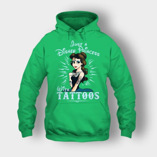 Im-Princess-With-Tattos-Disney-Beauty-And-The-Beast-Unisex-Hoodie-Irish-Green