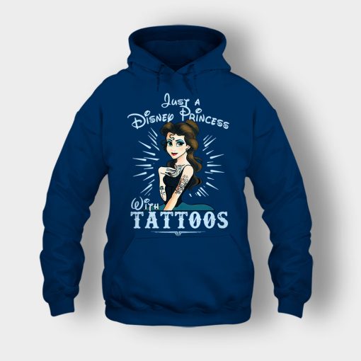 Im-Princess-With-Tattos-Disney-Beauty-And-The-Beast-Unisex-Hoodie-Navy