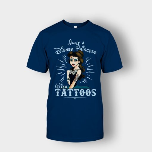 Im-Princess-With-Tattos-Disney-Beauty-And-The-Beast-Unisex-T-Shirt-Navy