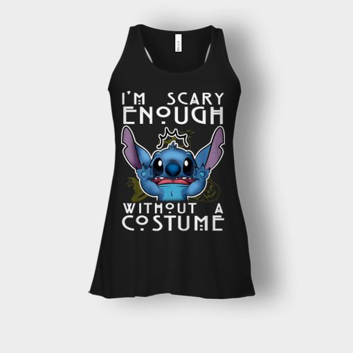 Im-Scary-Enough-Without-A-Custume-Halloween-Disney-Lilo-And-Stitch-Bella-Womens-Flowy-Tank-Black