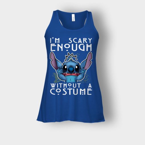 Im-Scary-Enough-Without-A-Custume-Halloween-Disney-Lilo-And-Stitch-Bella-Womens-Flowy-Tank-Royal