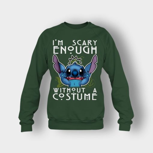 Im-Scary-Enough-Without-A-Custume-Halloween-Disney-Lilo-And-Stitch-Crewneck-Sweatshirt-Forest