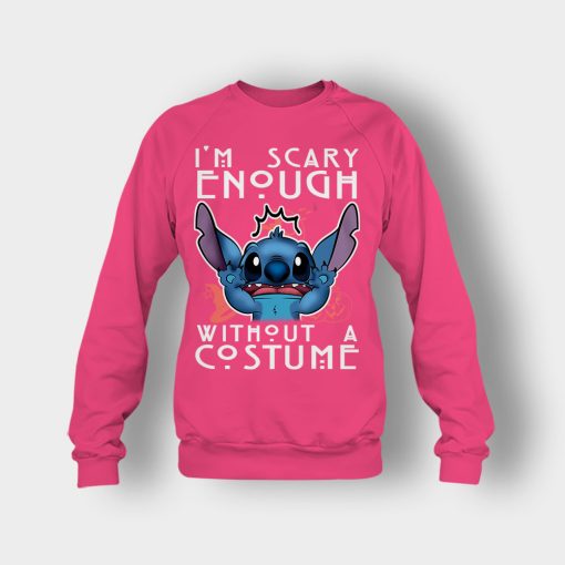 Im-Scary-Enough-Without-A-Custume-Halloween-Disney-Lilo-And-Stitch-Crewneck-Sweatshirt-Heliconia