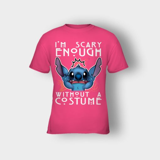 Im-Scary-Enough-Without-A-Custume-Halloween-Disney-Lilo-And-Stitch-Kids-T-Shirt-Heliconia