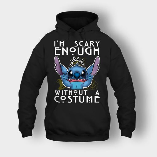 Im-Scary-Enough-Without-A-Custume-Halloween-Disney-Lilo-And-Stitch-Unisex-Hoodie-Black