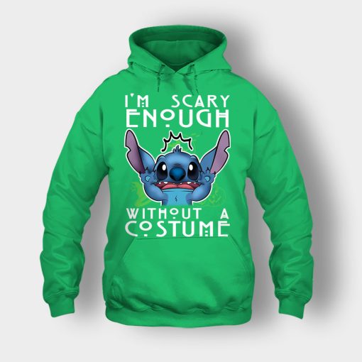 Im-Scary-Enough-Without-A-Custume-Halloween-Disney-Lilo-And-Stitch-Unisex-Hoodie-Irish-Green
