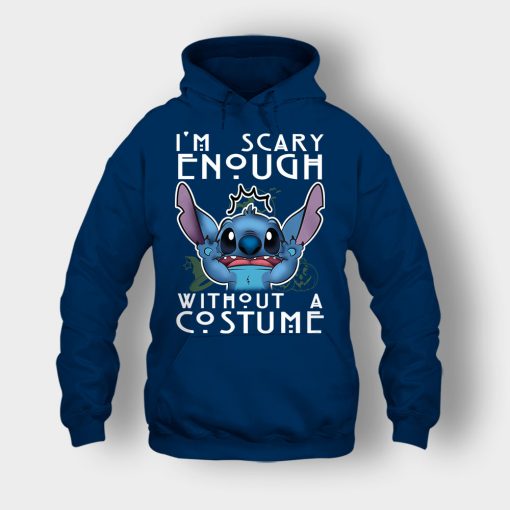 Im-Scary-Enough-Without-A-Custume-Halloween-Disney-Lilo-And-Stitch-Unisex-Hoodie-Navy