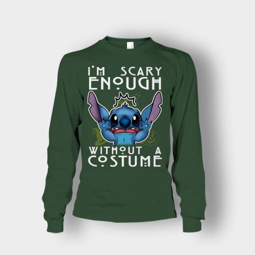 Im-Scary-Enough-Without-A-Custume-Halloween-Disney-Lilo-And-Stitch-Unisex-Long-Sleeve-Forest