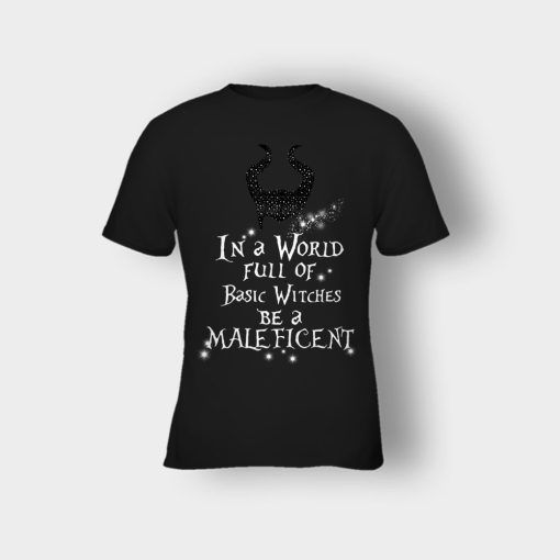 In-A-World-Full-Of-Witches-Be-A-Disney-Maleficient-Inspired-Kids-T-Shirt-Black