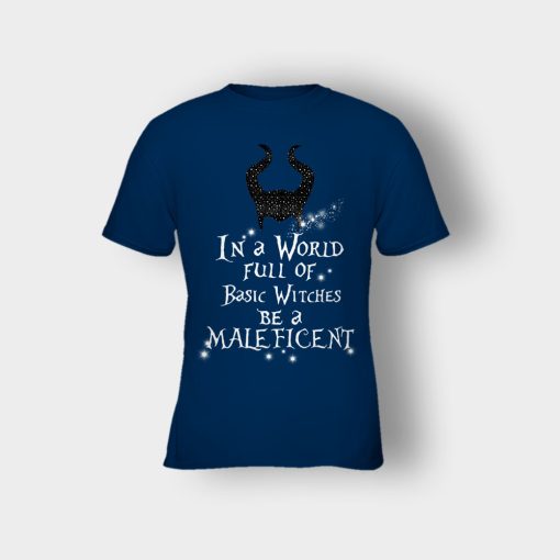 In-A-World-Full-Of-Witches-Be-A-Disney-Maleficient-Inspired-Kids-T-Shirt-Navy