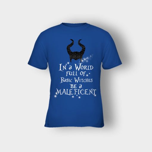 In-A-World-Full-Of-Witches-Be-A-Disney-Maleficient-Inspired-Kids-T-Shirt-Royal