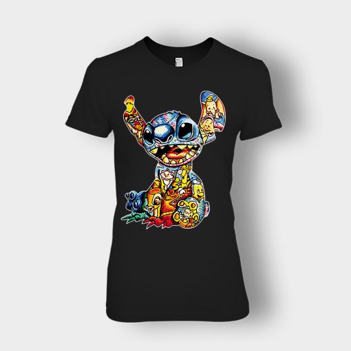 Inside-A-Stitch-Disney-Lilo-And-Stitch-Ladies-T-Shirt-Black