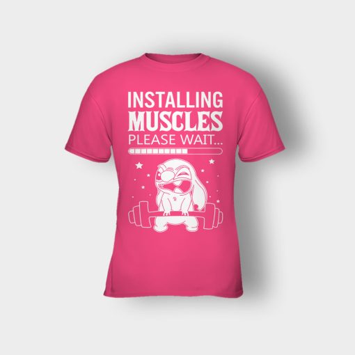 Installing-Muscles-Please-Wait-Disney-Lilo-And-Stitch-Kids-T-Shirt-Heliconia