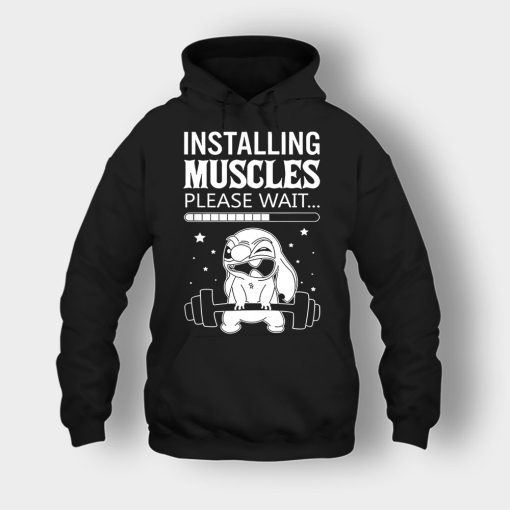 Installing-Muscles-Please-Wait-Disney-Lilo-And-Stitch-Unisex-Hoodie-Black