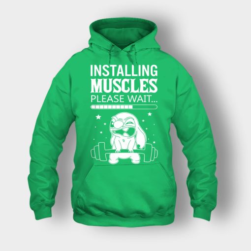 Installing-Muscles-Please-Wait-Disney-Lilo-And-Stitch-Unisex-Hoodie-Irish-Green