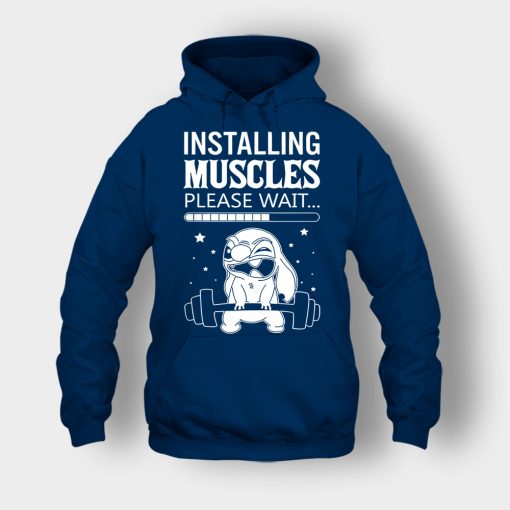 Installing-Muscles-Please-Wait-Disney-Lilo-And-Stitch-Unisex-Hoodie-Navy