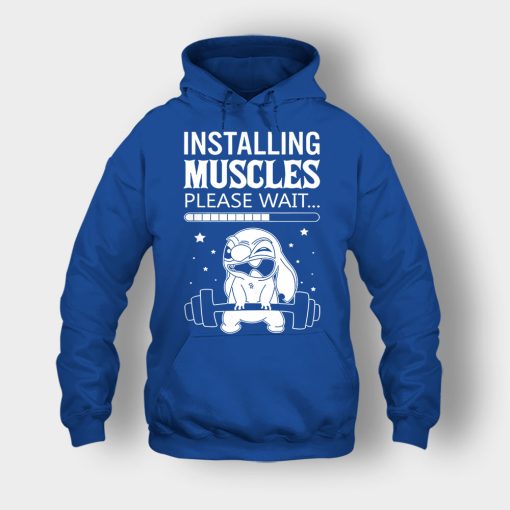 Installing-Muscles-Please-Wait-Disney-Lilo-And-Stitch-Unisex-Hoodie-Royal