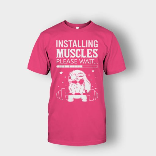 Installing-Muscles-Please-Wait-Disney-Lilo-And-Stitch-Unisex-T-Shirt-Heliconia