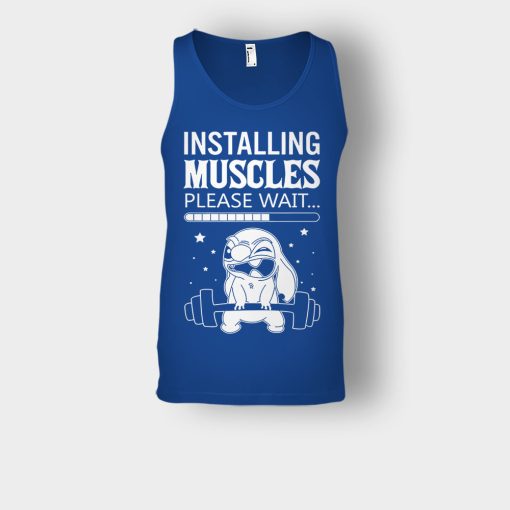 Installing-Muscles-Please-Wait-Disney-Lilo-And-Stitch-Unisex-Tank-Top-Royal