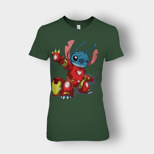 Iron-Stitch-Disney-Lilo-And-Stitch-Ladies-T-Shirt-Forest