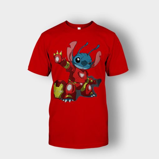 Iron-Stitch-Disney-Lilo-And-Stitch-Unisex-T-Shirt-Red