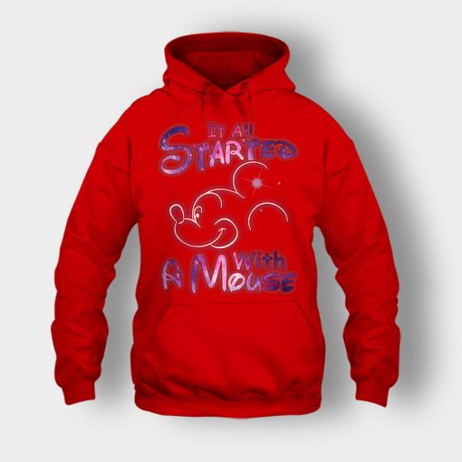 It-All-Start-With-A-Mouse-Disney-Mickey-Inspired-Unisex-Hoodie-Red