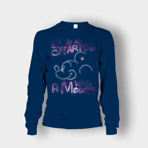It-All-Start-With-A-Mouse-Disney-Mickey-Inspired-Unisex-Long-Sleeve-Navy