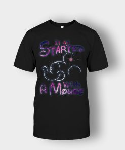 It-All-Start-With-A-Mouse-Disney-Mickey-Inspired-Unisex-T-Shirt-Black