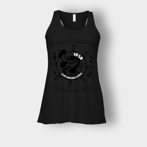 It-All-Started-With-A-Mouse-Steamboat-Willie-Disney-Mickey-Inspired-Bella-Womens-Flowy-Tank-Black