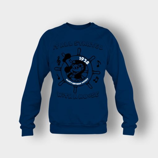 It-All-Started-With-A-Mouse-Steamboat-Willie-Disney-Mickey-Inspired-Crewneck-Sweatshirt-Navy