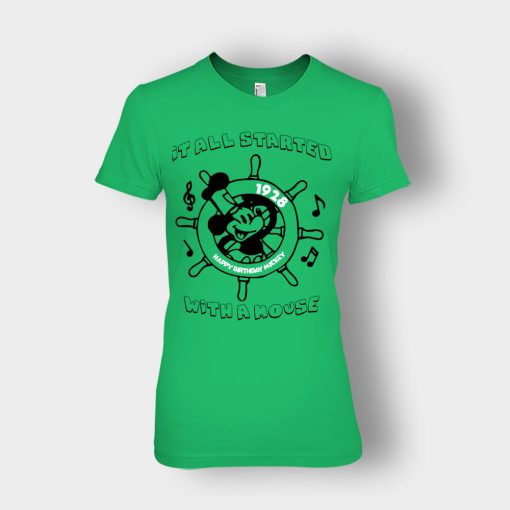 It-All-Started-With-A-Mouse-Steamboat-Willie-Disney-Mickey-Inspired-Ladies-T-Shirt-Irish-Green