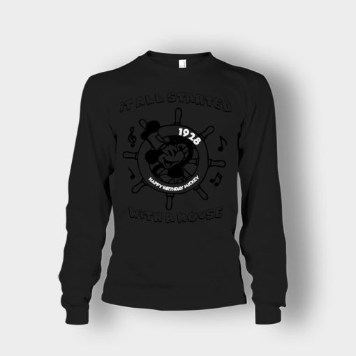 It-All-Started-With-A-Mouse-Steamboat-Willie-Disney-Mickey-Inspired-Unisex-Long-Sleeve-Black