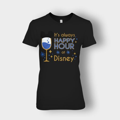 Its-Always-Happy-Hour-Disney-Inspired-Ladies-T-Shirt-Black