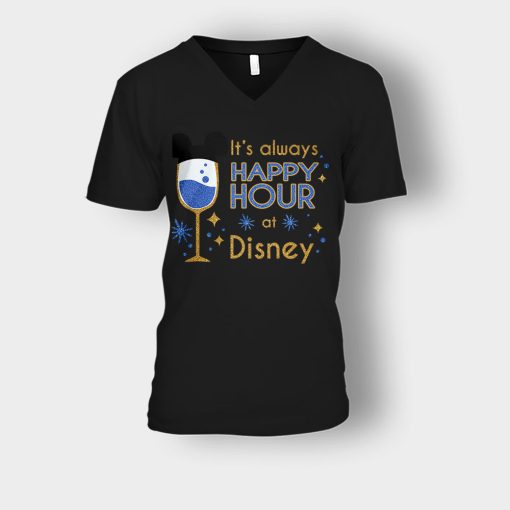 Its-Always-Happy-Hour-Disney-Inspired-Unisex-V-Neck-T-Shirt-Black