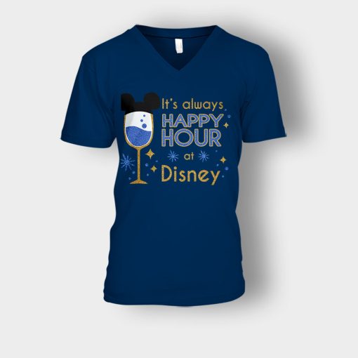 Its-Always-Happy-Hour-Disney-Inspired-Unisex-V-Neck-T-Shirt-Navy