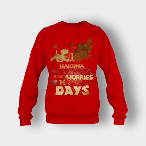 Its-Means-No-Worry-For-The-Rest-Of-My-Life-The-Lion-King-Disney-Inspired-Crewneck-Sweatshirt-Red