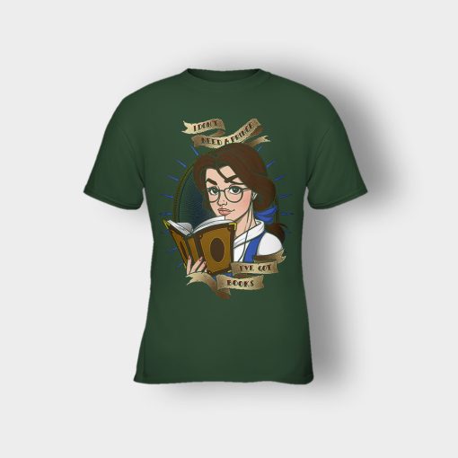 Ive-Got-Books-Disney-Beauty-And-The-Beast-Kids-T-Shirt-Forest