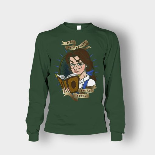 Ive-Got-Books-Disney-Beauty-And-The-Beast-Unisex-Long-Sleeve-Forest