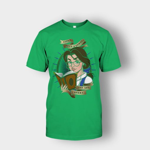 Ive-Got-Books-Disney-Beauty-And-The-Beast-Unisex-T-Shirt-Irish-Green
