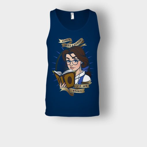 Ive-Got-Books-Disney-Beauty-And-The-Beast-Unisex-Tank-Top-Navy