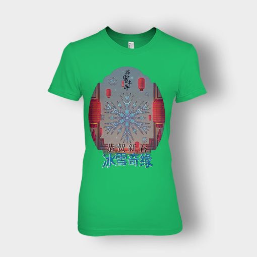 Japanese-Style-Disney-Frozen-Inspired-Ladies-T-Shirt-Irish-Green