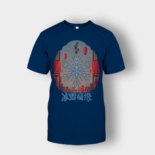 Japanese-Style-Disney-Frozen-Inspired-Unisex-T-Shirt-Navy