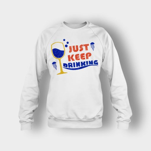 Just-Keep-Drinking-Disney-Inspired-Finding-Nemo-Crewneck-Sweatshirt-White