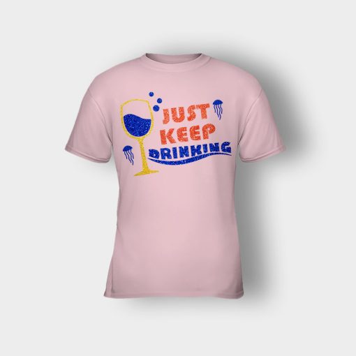 Just-Keep-Drinking-Disney-Inspired-Finding-Nemo-Kids-T-Shirt-Light-Pink