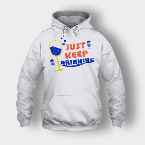 Just-Keep-Drinking-Disney-Inspired-Finding-Nemo-Unisex-Hoodie-Ash