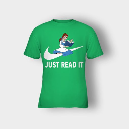 Just-Read-It-Disney-Beauty-And-The-Beast-Kids-T-Shirt-Irish-Green