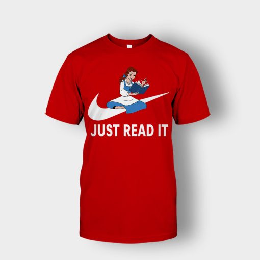Just-Read-It-Disney-Beauty-And-The-Beast-Unisex-T-Shirt-Red
