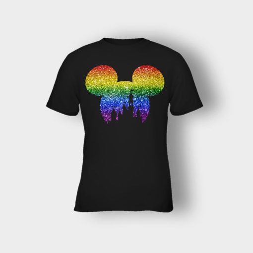 LGBT-Disneyland-Castle-Disney-Mickey-Inspired-Kids-T-Shirt-Black