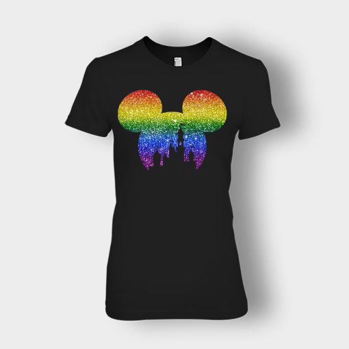 LGBT-Disneyland-Castle-Disney-Mickey-Inspired-Ladies-T-Shirt-Black